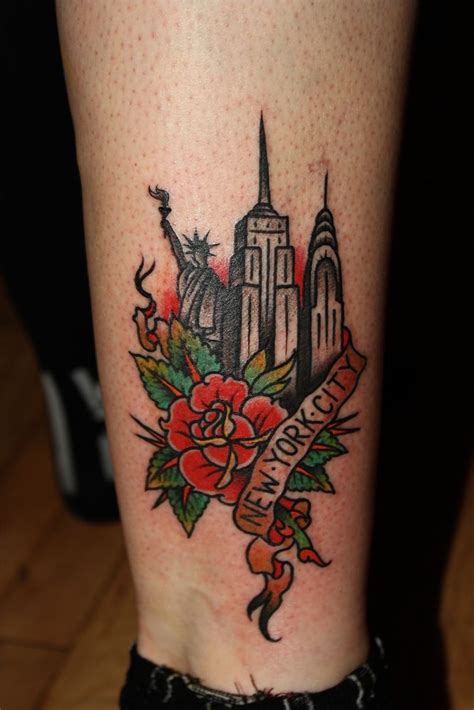 NYC Tattoo | Nyc tattoo, New york tattoo, Globe tattoos