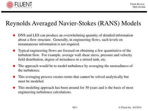 Incompressible Reynolds Averaged Navier Stokes Equations - Tessshebaylo