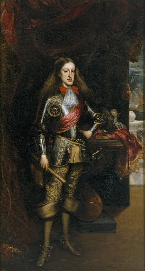 Carlos II, King of Spain (born 1661, acceded 1665, died 1700), painting (1681), by Juan Car ...