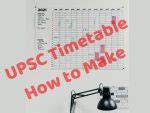 UPSC time table I अपनी UPSC CSE परीक्षा की तैयारी के लिए एक कुशल ...