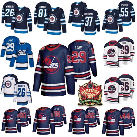 Discount 2019 Heritage Classic Winnipeg Jets Jerseys Mens 29 Patrik ...