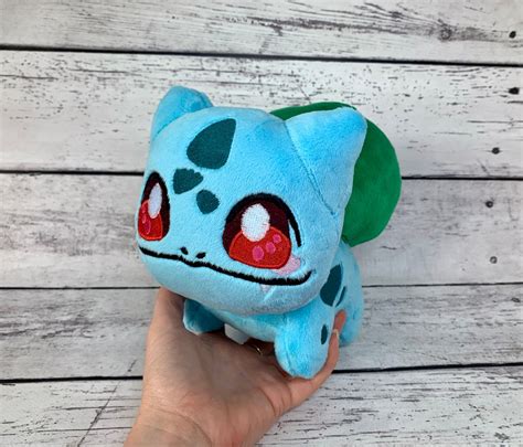 Bulbasaur Plush Fan Art Plushie - Etsy