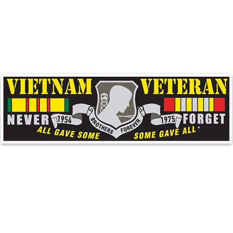 Vietnam Veteran Bumper Sticker | Kennesaw Cutlery