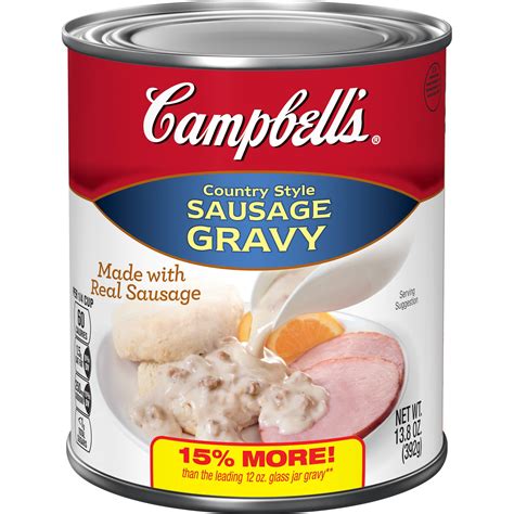 Campbell's Country Style Sausage Gravy, 13.8 oz. - Walmart.com ...