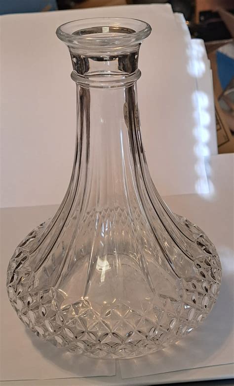 Vintage Crystal Ship's Decanter Cristal D'arques Gold - Etsy