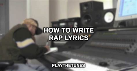 How To Write A Rap Song (A Step-By-Step Guide)