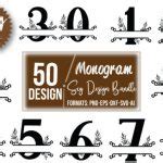 Lovely Monograms SVG - Free SVG Cut Files