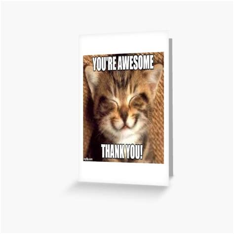 " thank you meme,thank you memes" Greeting Card for Sale by ShopSpace159 | Redbubble