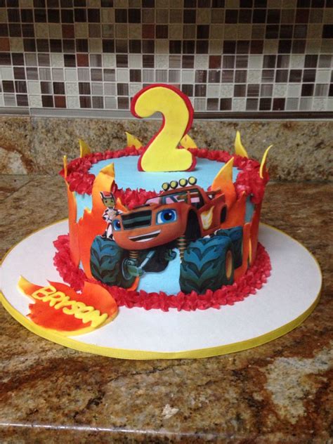 Blaze and the monster machines cake | Blaze and the monster machines cake, Blaze birthday cake ...