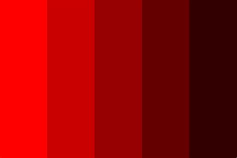 Red Colour Shades Color Palette