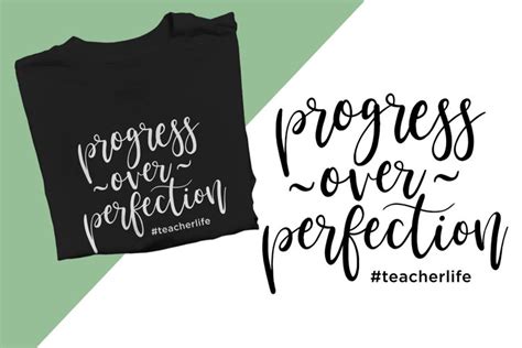 progress over perfection Printable