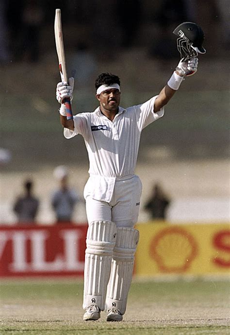 Ijaz Ahmed reaches his century | ESPNcricinfo.com