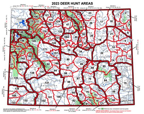 Deer Hunt Area Boundary Descriptions - Wyoming Hunting | eRegulations