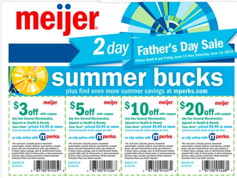 Meijer 2 day sale and Summer Bucks! | A Single Coupon