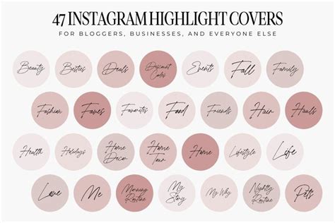 Instagram Highlight Cover Icons (537523)