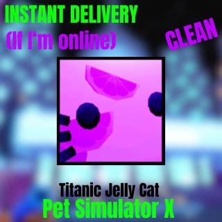 Titanic Jelly Cat - Game Items - Gameflip