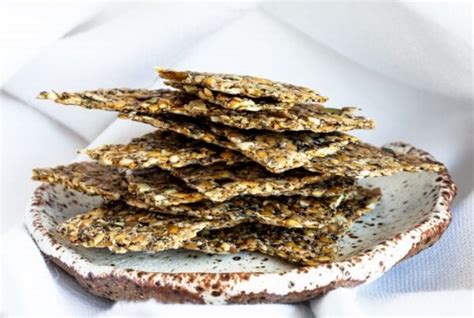 Homemade Dehydrated FLAX CRACKERS Recipe | TheFryPans