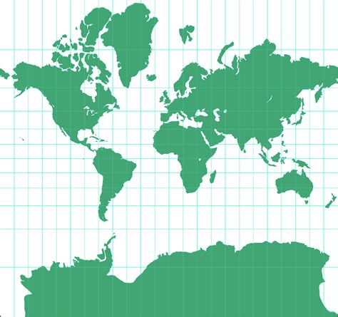 Mercator Projection: Compare Map Projections