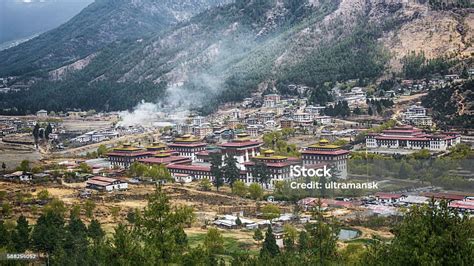 Thimphu Capital City Of Bhutan Valley Country stock photo 588254052 ...