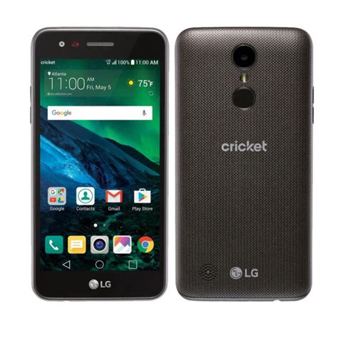 LG Fortune M153 Unlocked (Cricket) 16GB 4G LTE Android Smartphone - Black | eBay