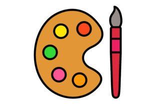 Color Palette Filled Line Icon Graphic by Mahi Icons · Creative Fabrica