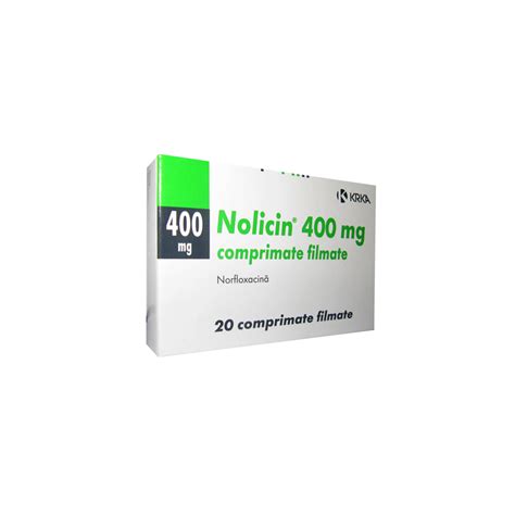 Nolicin 400mg, 20 comprimate filmate | Catena.ro