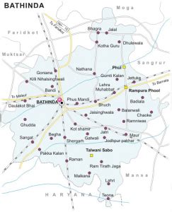 Bathinda City Map