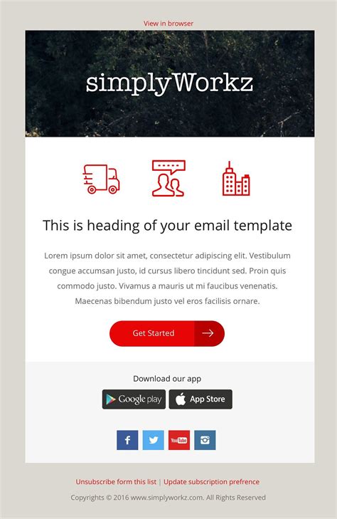 5 Email Templates Bundle Sketch | Email templates, Mail template, Templates