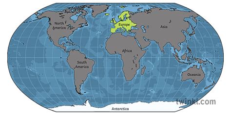 robinson projection world map 7 continents europe with labels ver 1 2