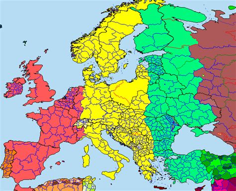 Time Zones Map Europe - United States Map