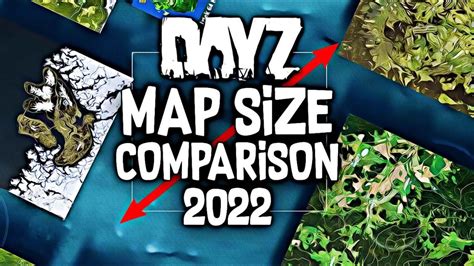 DAYZ MAP SIZE COMPARISON 2022 - YouTube