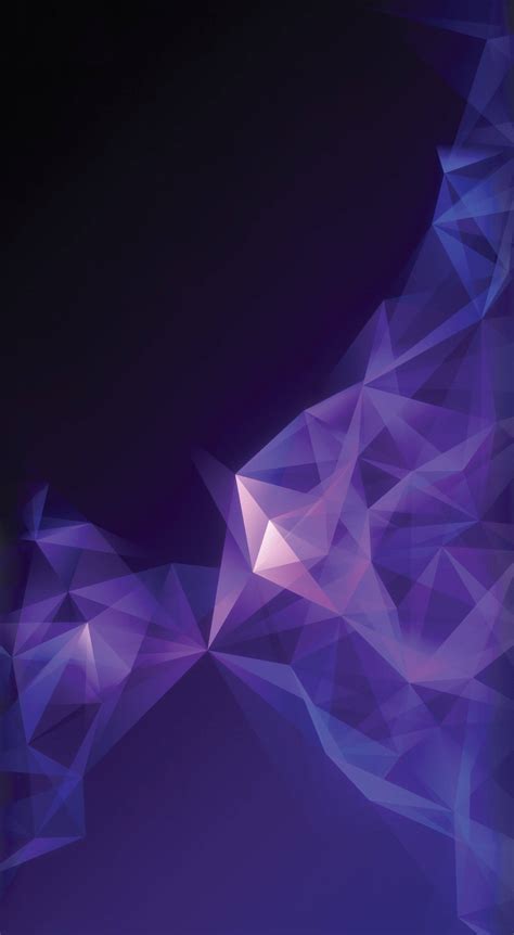 Download Samsung Galaxy 4k Purple Geometric Pattern Wallpaper | Wallpapers.com