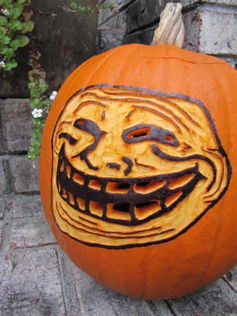Trollface Pumpkin by Stephen304 on DeviantArt