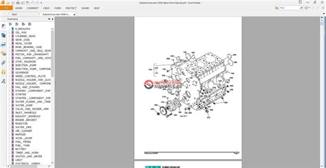 Kubota Excavator K008 Alpha Parts Manual | Auto Repair Manual Forum ...