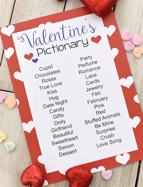 Fun Valentine Games to Print & Play – Fun-Squared