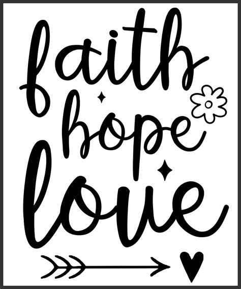 Faith hope love. Christian Sayings and Bible Verse. Christian Quotes ...