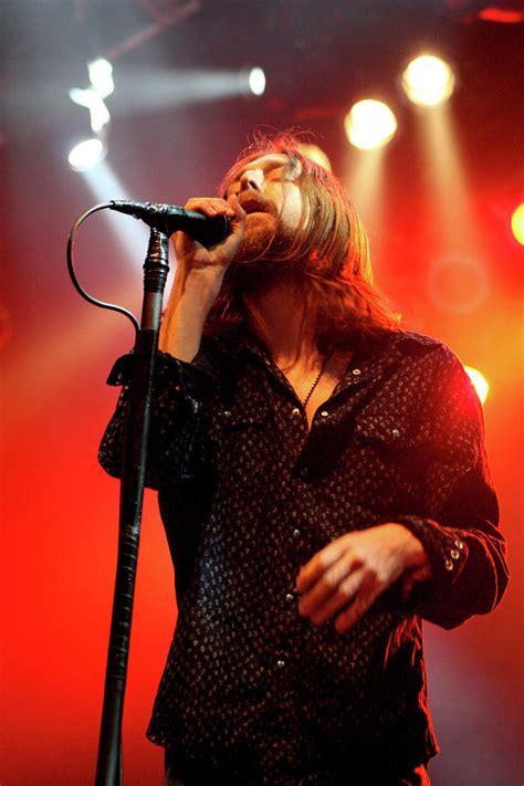 Singer Chris Robinson of The Black Crowes performs with The Blac Photograph by Anna Webber ...