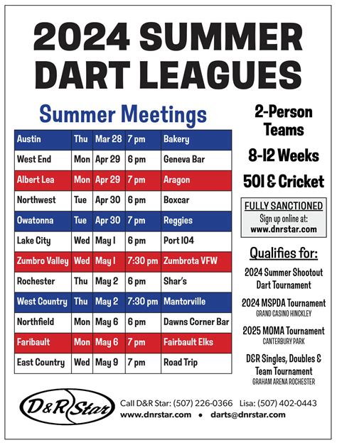 Dart Leagues | D&R Star