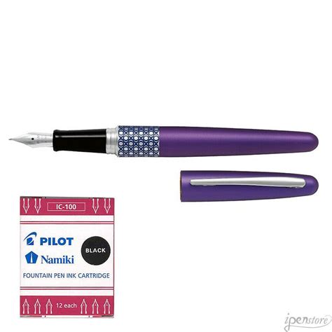 Pilot Metropolitan Fountain Pen Purple Medium nib & 12-pk Ink Cartridges #Affilink | Fountain ...