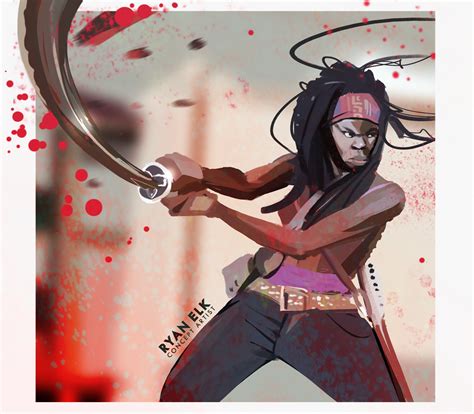 The Walking Dead’s Deadly Michonne - Ryan Elk