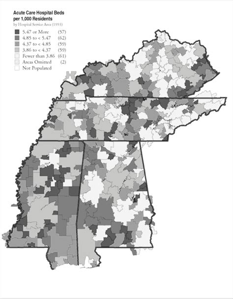 Map 2.1. Acute Care Hospital Beds per 1,000 Residents - The Dartmouth ...