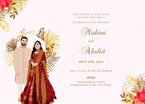 Wedding Invitation Template free - Crafty Art Graphic Design Tool