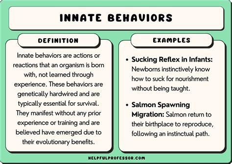 50 Innate Behaviors Examples (2024)