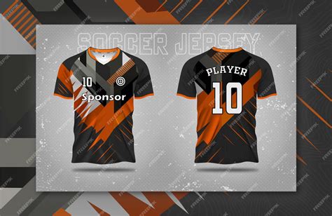 Premium Vector | Soccer jersey football sport tshirt design for racing ...