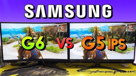 Samsung G6 VA vs Samsung G5 IPS - YouTube