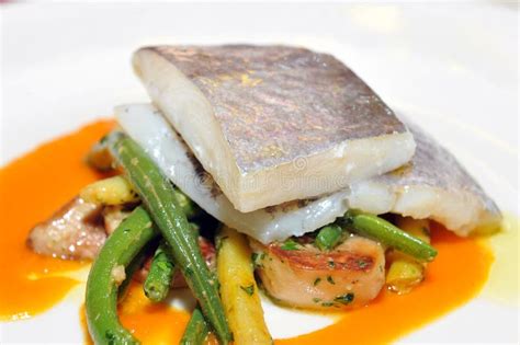 Fine Dining, John Dory Fish Fillet Stock Photo - Image of asparagus ...