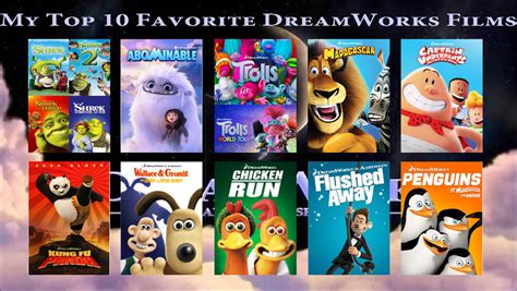 My Top 10 Favorite DreamWorks Films by jacobstout on DeviantArt