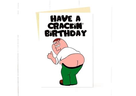 Peter Griffin Birthday Card Funny Card Greeting Card Family - Etsy ...