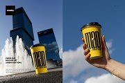 Paper Cup Mockup Set (urban edition) | Cup & Container Mockups ...