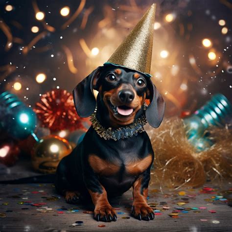 475 New Year's Eve Dog PNG Bundle, Premium Party Puppy Art, Happy New Year Dogs Portraite ...